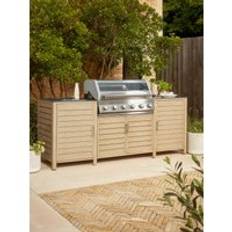 Long Island BBQ & Integrated Storage Cabinet - 6 Burner