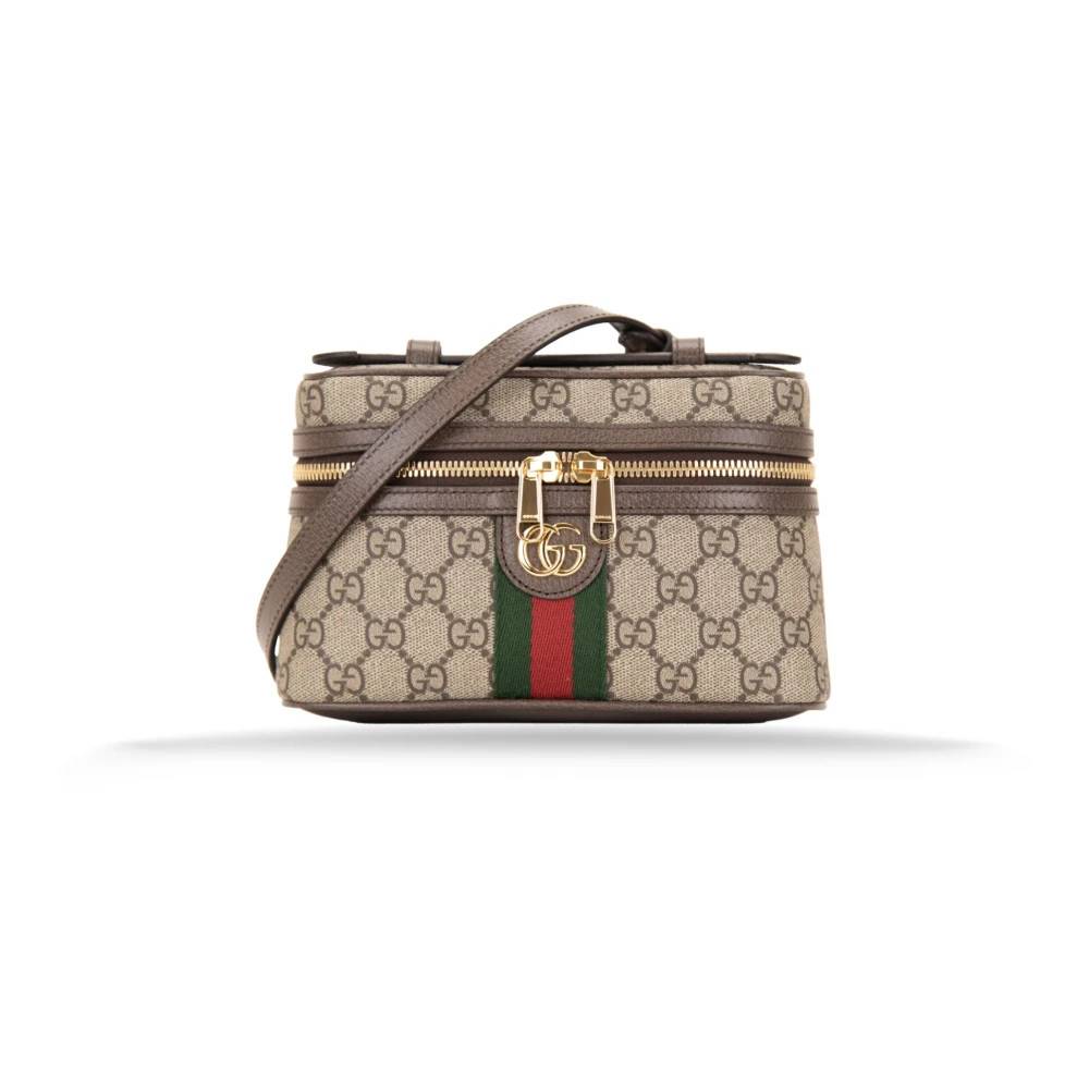 Gucci GG Motif Skuldertaske - Tasker - Dame - Beige - ONE SIZE - Uld