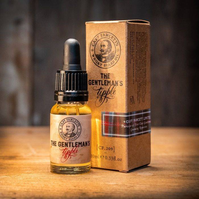 Captain Fawcett's The Gentleman's Tipple Whisky Beard Oil 10ml - Travel Size