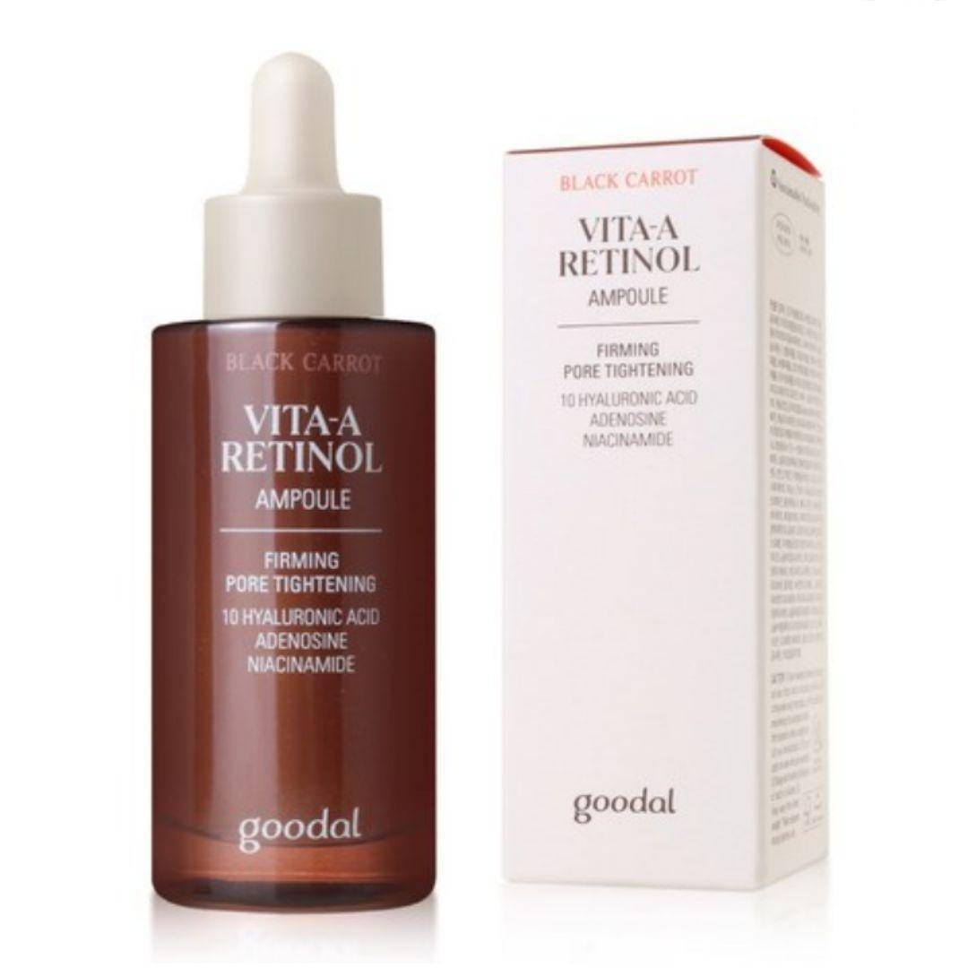 Svart morot Vita A Retinol Uppstramande Ampull