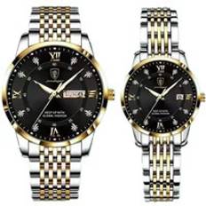 POEDAGAR 836 New Casual Sport Chronograph Men's Watch Stainless Steel Band Wristwatch Big Dial Luminous Pointers Quartz Watches