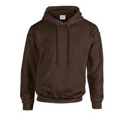 Unisex luvtröja i tung blandning för vuxna (mörk choklad) - Mörkgrå - L,M,S,XL,XXL,XXXL