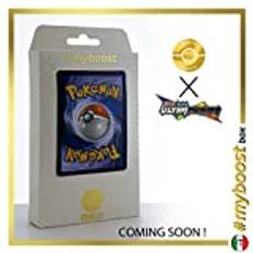 Pokémon Fan Club (Pokémon Fan Club) 155/156 full konst tränare – #myboost X Sole E Luna 5 Ultraprisma – låda med 10 italienska pokémon-kort