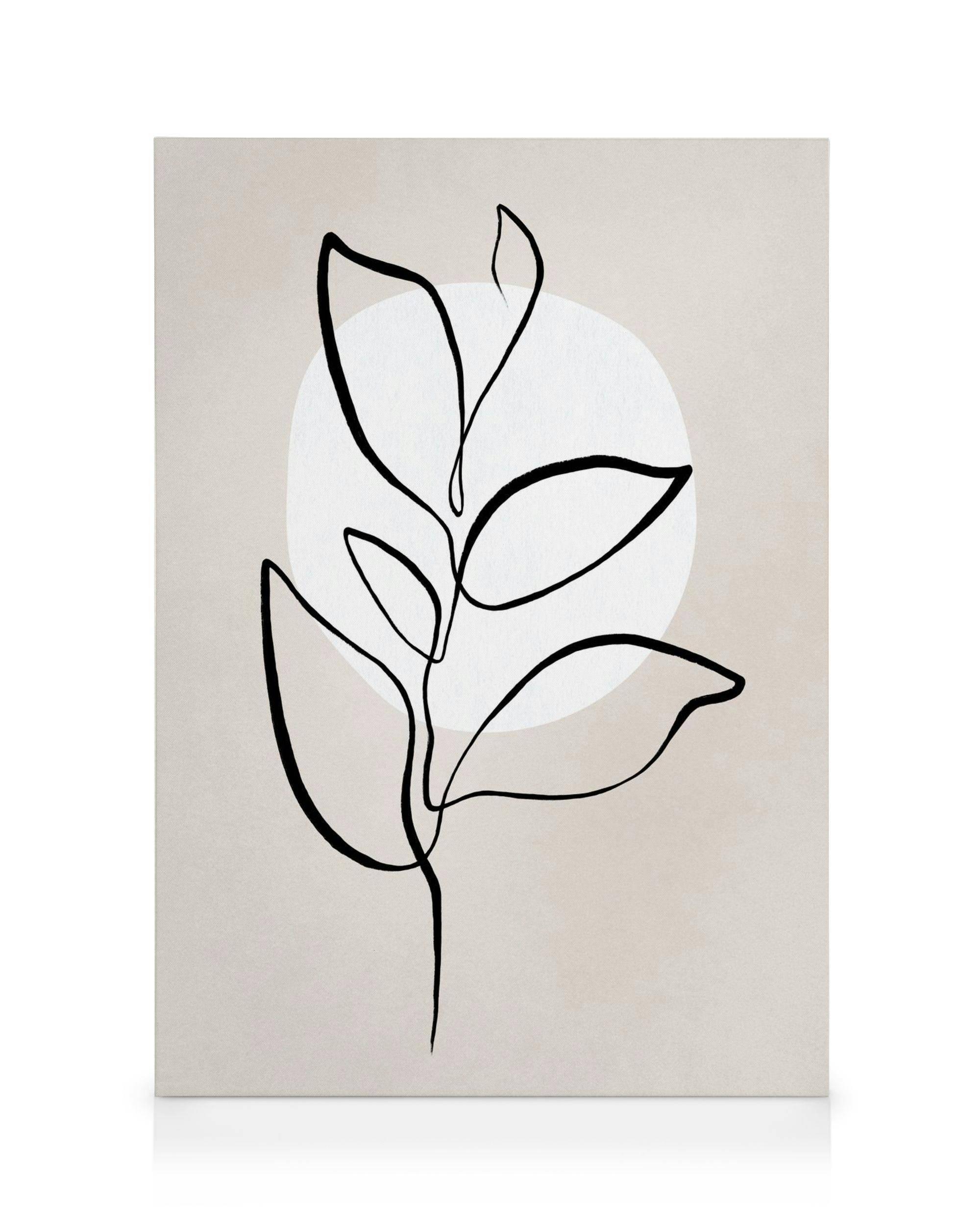 Canvastavlor Botanical Lines No2 Canvastavla (30x40 cm)