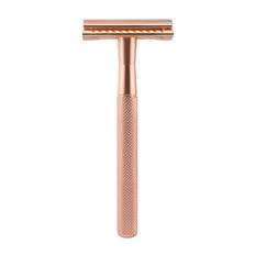 1 st Rose Gold Dam Säkerhetshyvel för Kvinnor - Metall Damhyvel - Säkerhet