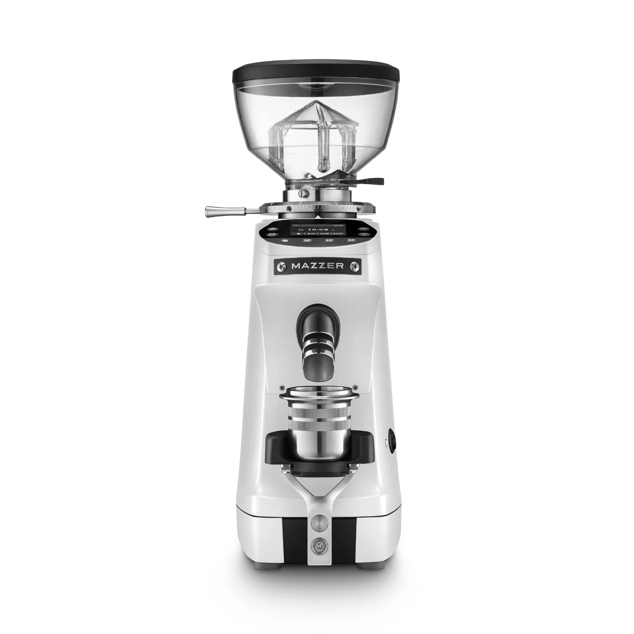 Mazzer - Mini G Espressokvarn Vit 233M- Espressokvarn för mindre café, restaurang och baristan