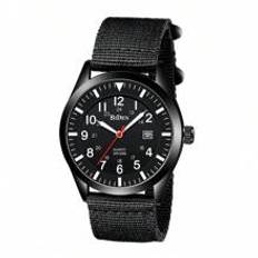 1pc Men's Military Watch Night Light Pointer Simulation, Quartz, Waterproof, Men's Watch, Date Display, Nylon, Tactical, On-Site