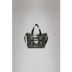 Rains Puffer Mix Tote Bag Mini - Swamp (OS)