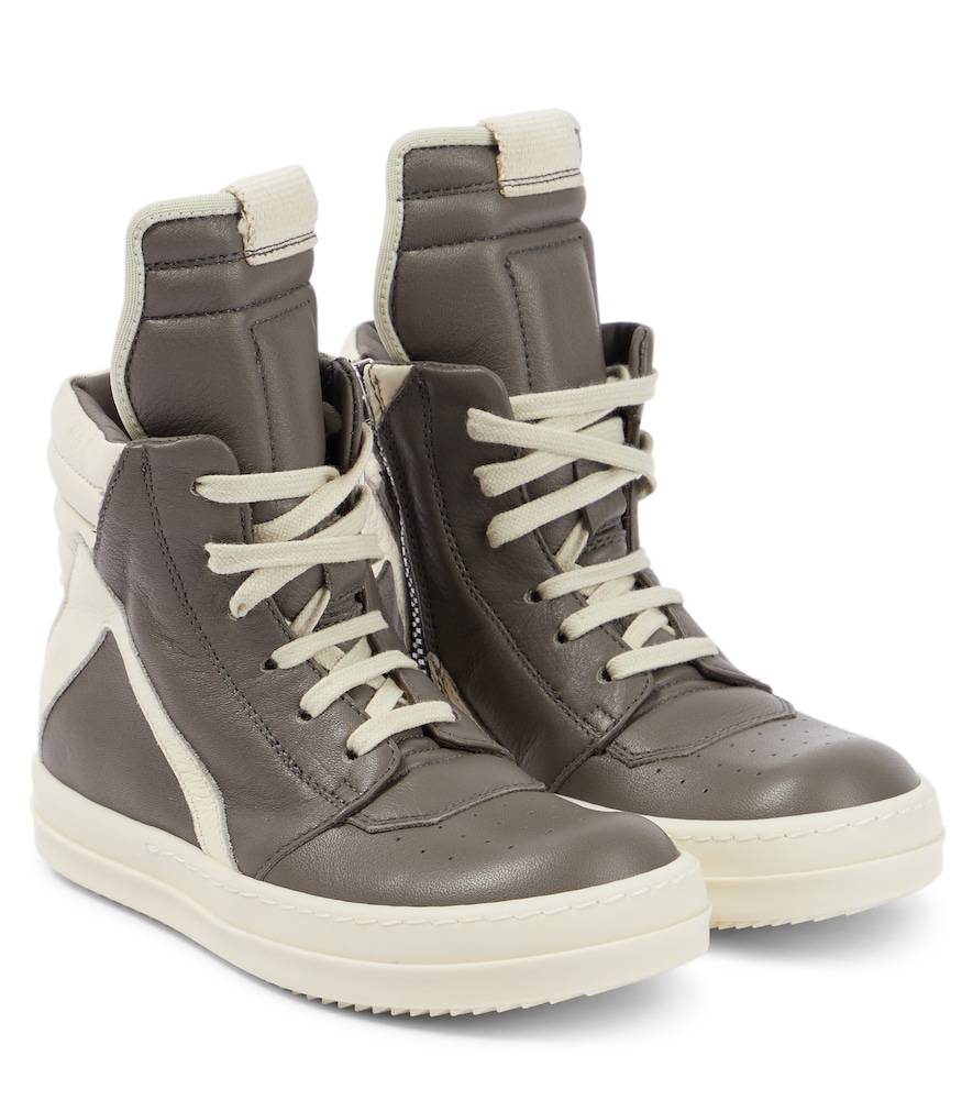 Rick Owens Kids Zapatillas altas Geobasket - gris - EU 28