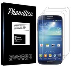 Verre Trempe pour Samsung Galaxy S4 - [Pack 3] Film Vitre Protection Ecran Ultra Resistant [Phonillico®]