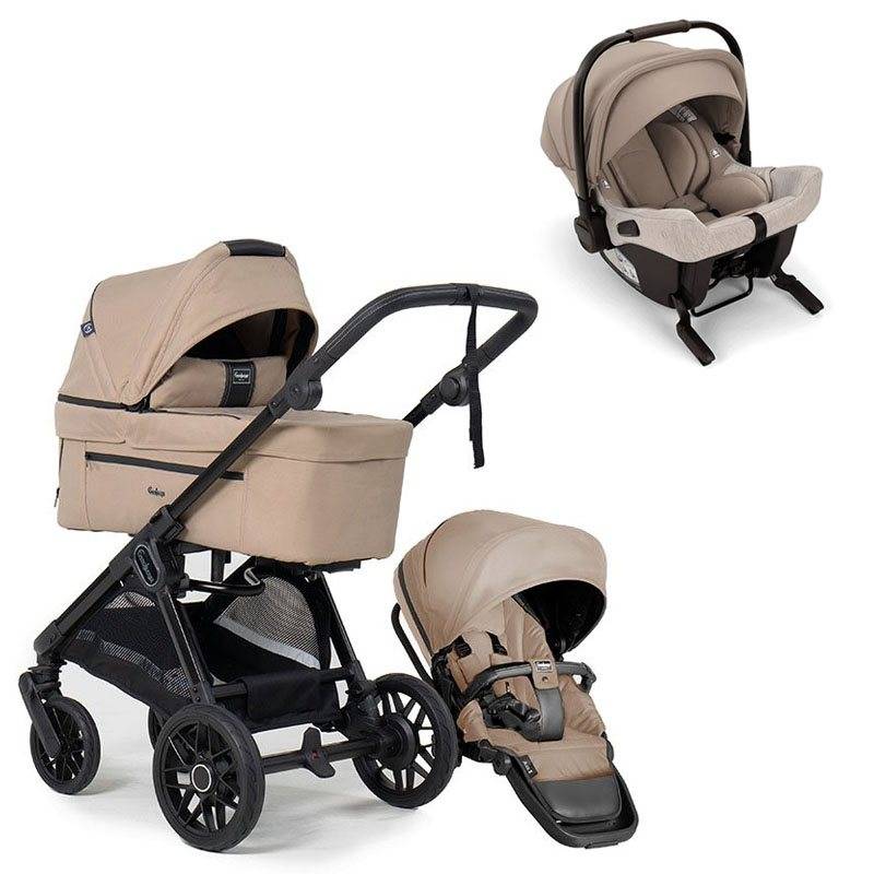 Emmaljunga Sento duovagn Ergo+ 2027 + Nuna Pipa Urbn babyskydd med isofix