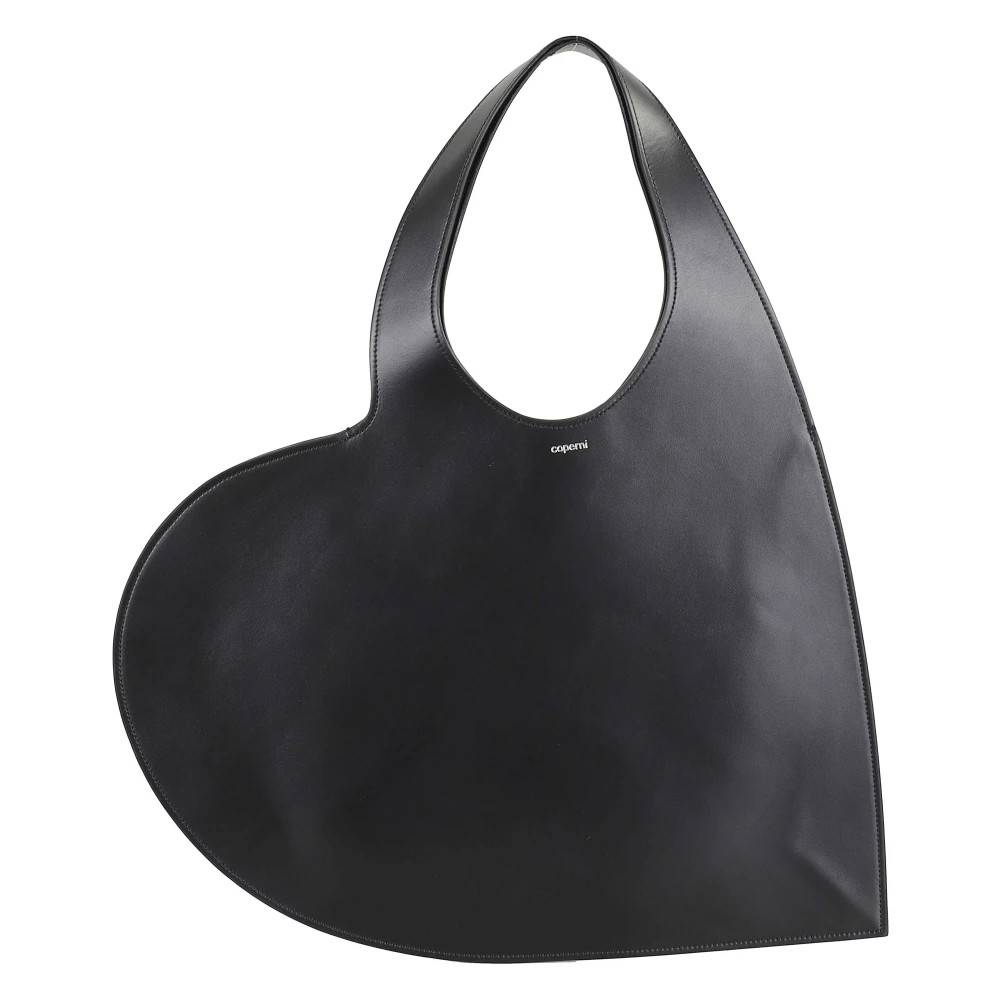 Coperni Double Heart Tote Bag - Tasker - Dame - Sort - ONE SIZE -