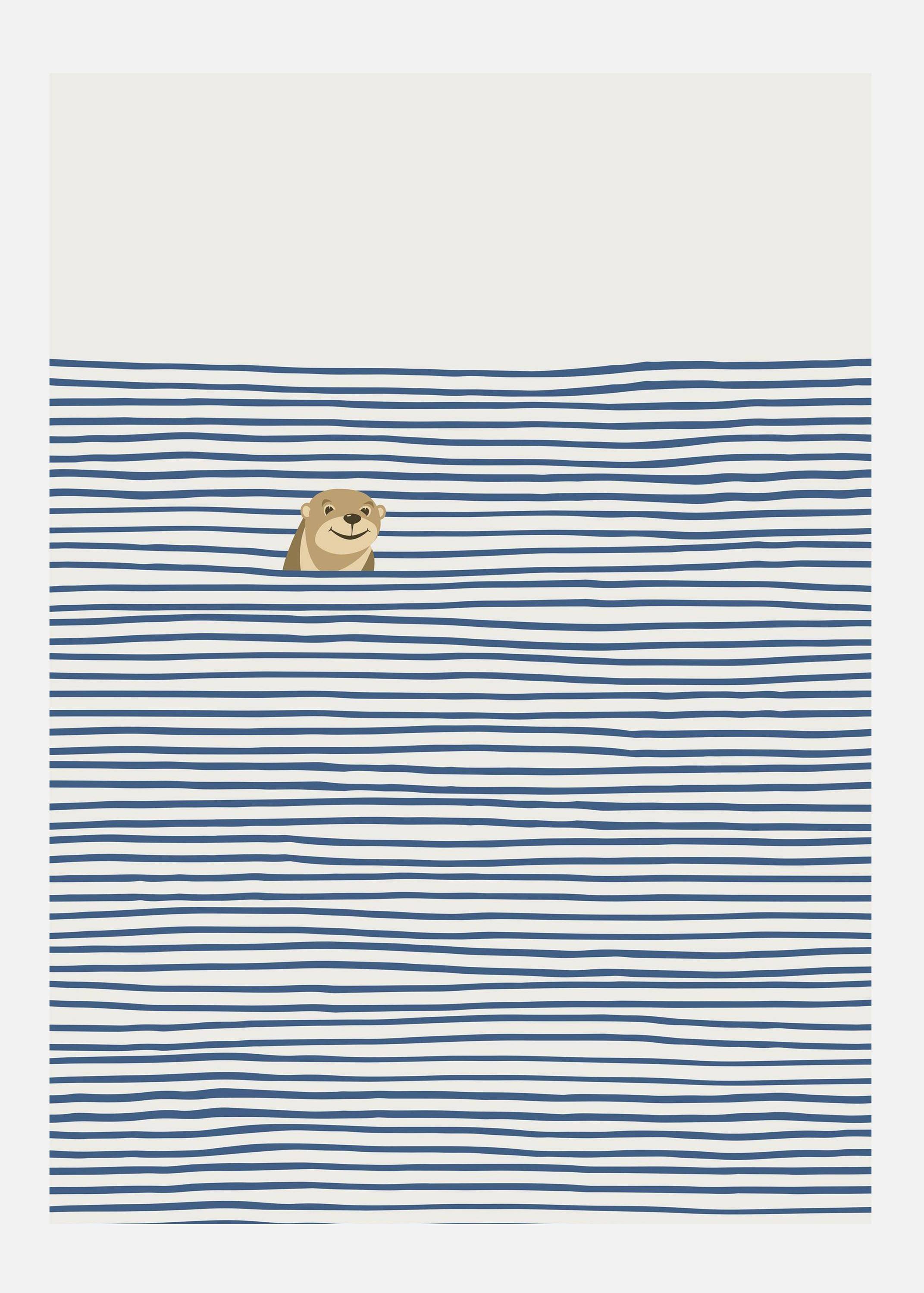Otter Pop Canvastavla (70x100 cm)