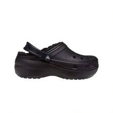 Classic Platform Lined Women's Clog Black CR207938 - Black - EUR34-35,EUR36-37,EUR37-38,EUR38-39,EUR39-40,EUR41-42,EUR42-43