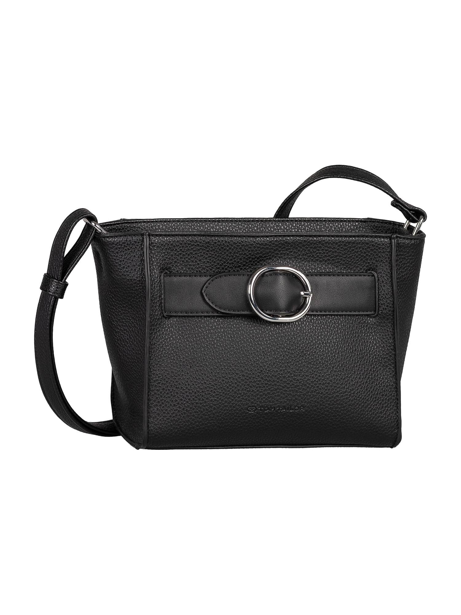 TOM TAILOR Skuldertaske 'Eliora'  sort