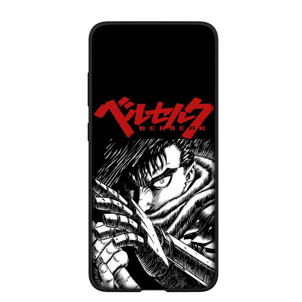 Phone Case for Samsung Galaxy S25 S23 S22 S21 S24 Ultra FE A05 A06 A15 A16 A36 A37 A35 A34 A54 A55 A56 A57 A25 A26 A53 A17 Comics Berserk Guts Cover for Redmi 13C 5G hjort