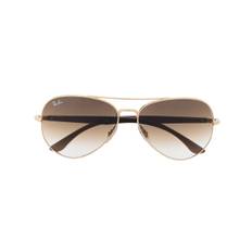 Ray-Ban - RB3675 pilotsolglasögon - unisex - pvc - 58 - Brun