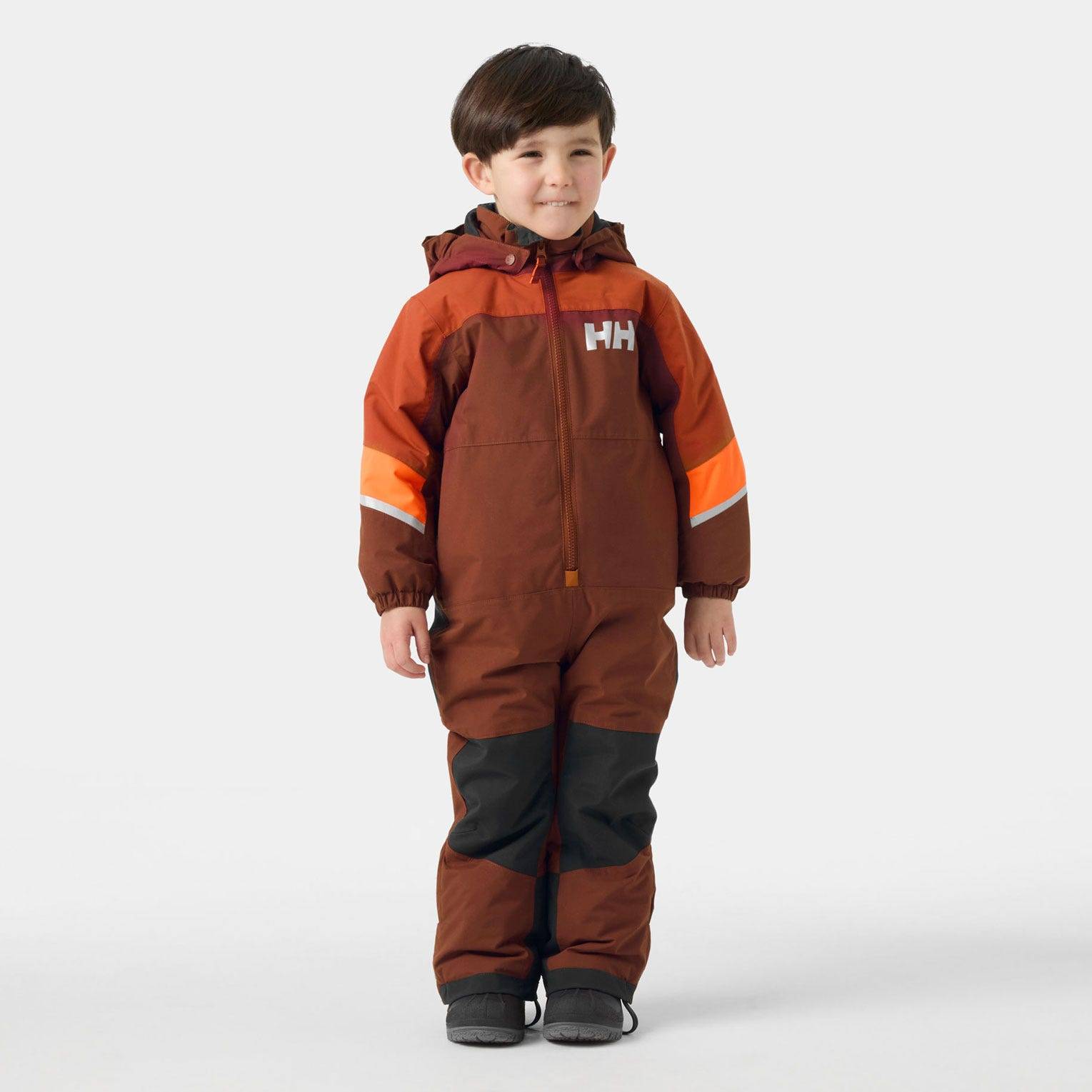 Helly Hansen Kids' Rider 3.0 Insulated Snow Suit Röd 104 - Iron Oxide Röd