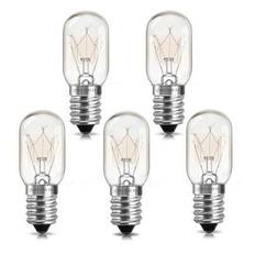 2/6 st 15W/25W E14 Himalayasaltlampa, glödlampor i glas, 230V | 2700K varmvit | Dimbar | Liten Edisonskruvsockel (SES) - Genomskinlig (25W/2 st,15W/6 st,15W/2 st,25W/6 st)