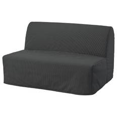 LYCKSELE MURBO 2-sits bäddsoffa, Vansbro mörkgrå