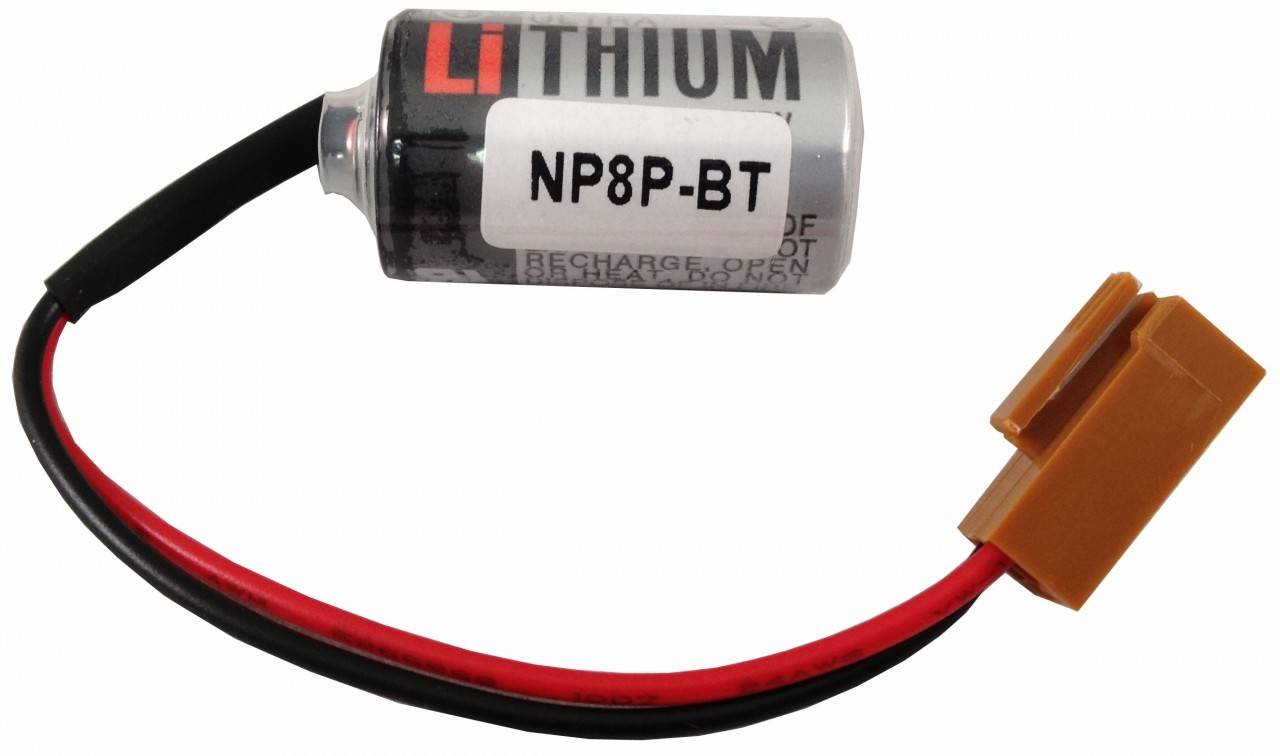 Batteri til Fuji Electric Micrex, Mitsubishi C52005 PLC/PLS 3,6V 1200 mAh FBT020A, NP8P-BT