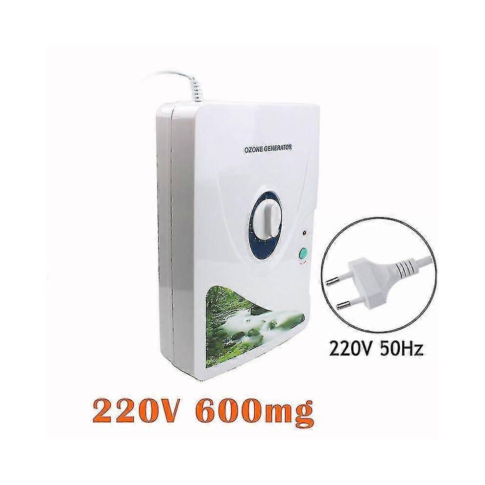 (US Plug) Ozone Generator Fruits Vegetables Ozonator Air Water Purifier O3 Ozone Machine Purify Air 600mg/h-Excellent