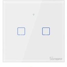 Sonoff t2 tx smart panel wifi smart switchar med 2/1 gängar för alexa hållare google home mini smart home eu & uk & us - T2 eu 2c