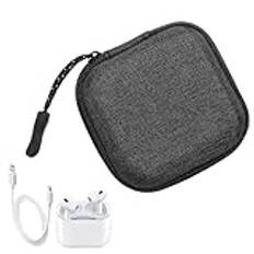 Cable Organizer for Earphones, Compact Earbud Case, Earbuds Carrying Case, Portable Headphone Storage, Earphone Organizer Box, Travel Storage Case for Earbuds, Protective Earbud Case