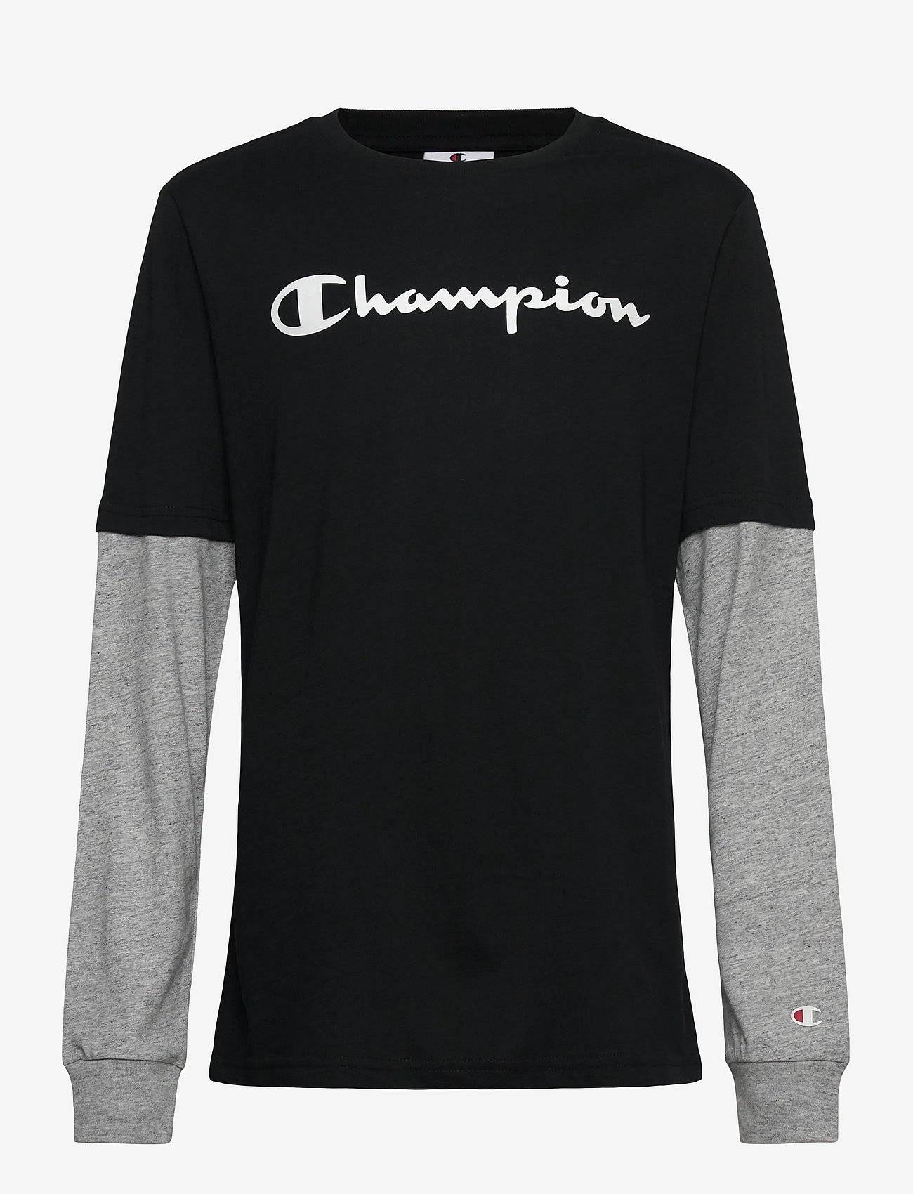 CHAMPION Long Sleeve T-Shirt | Black | 104