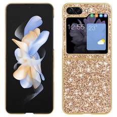 Glittercover Samsung Galaxy Z Flip 7 FE Guld
