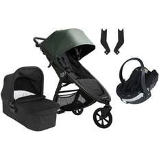 Baby Jogger City Mini GT 2.1 Duovogn inkl. BeSafe iZi Go Modular X2 i-Size Autostol Baby, Briar Green/Jet Black