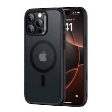 ESR iPhone 16 Pro Classic Hybrid Cover m. Camera Control Knap - MagSafe Kompatibel - Mat Gennemsigtig / Sort
