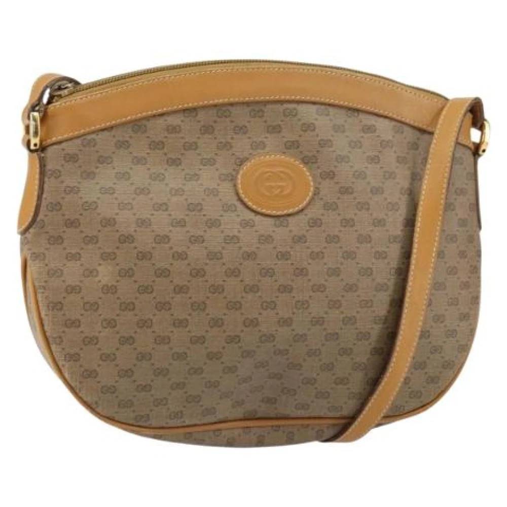 Gucci Vintage Pre-owned Cross Body Bag - Vintage - Dame - Beige - ONE SIZE -