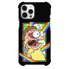 Rick And Morty Phone Case For iPhone Samsung Galaxy Pixel OnePlus Vivo Xiaomi Asus Sony Motorola Nokia - Rick and Morty in Las Vegas Illustration Art On Black Background