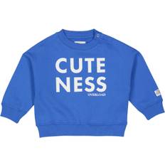 Müsli by Green Cotton Olsen Kids Cuteness Sweatshirt Baby Str 98 - Palace Blue Cardigans Bomuld hos Magasin