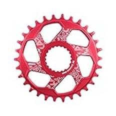 Kedjering, kedja av aluminiumlegering, Chainring,Speed Round Oval Chainring Crankset MTB Bike Bicycle Center Lock Chainrings for Bikes