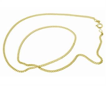 Panser guldkæde i 14 karat - 2.1 mm.