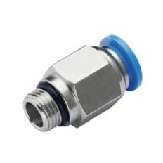 TRU COMPONENTS Lige stik PC12-G03 Rør Ø: 12 mm Gevind-mål: G3/8 1 stk