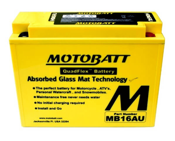 Motobatt 12V 20,5Ah 230A batteri MB16AU