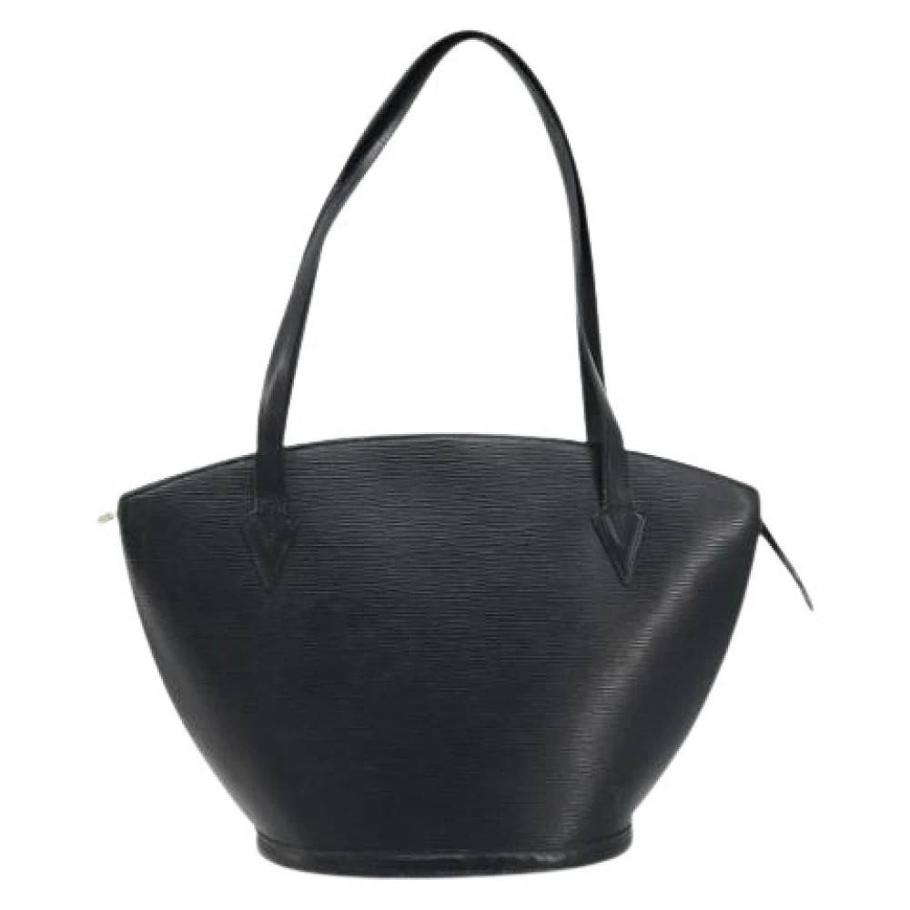 Louis Vuitton Vintage Pre-owned Saint Jacques Håndtaske - Vintage - Dame - Sort - ONE SIZE - Uld