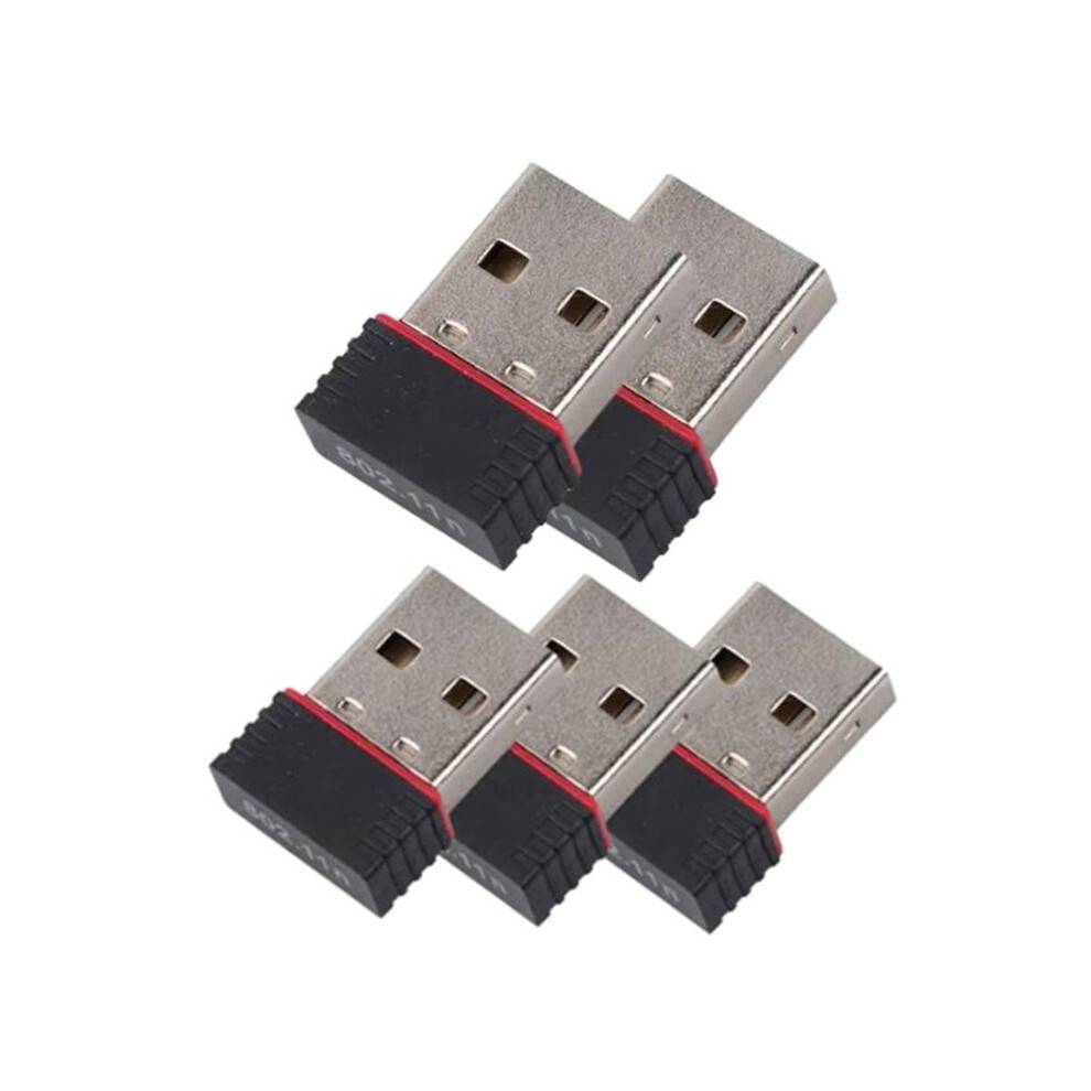 5Pcs USB WiFi Adapter 150Mbps Wireless Network Card RTL8188 USB Wi-Fi Ethernet Receiver Dongle for Computer Laptop PC