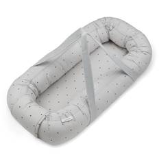 Gro baby nest og lift - Classic dot dumbo grey - ONE SIZE