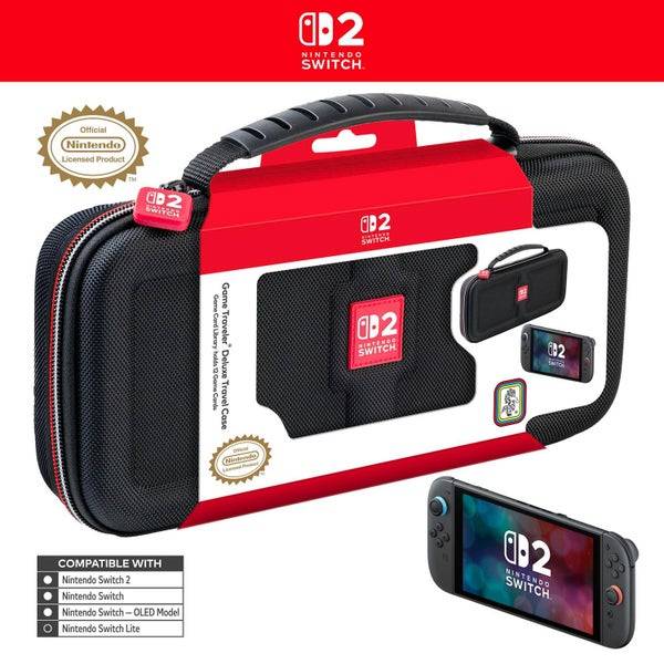 NYTT - Game Traveler Deluxe Travel Case Black Nintendo Switch 2