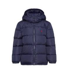 Ripstop Down Hooded Jacket Foret Jakke Navy Ralph Lauren Kids