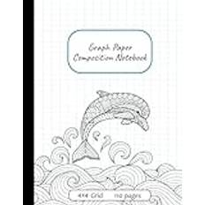 Graph Paper Composition Notebook: 8.5 x 11 / 110 Pages / 4x4 Quad ruled Grid Paper Composition Notebook for Math and Science | 4 Squares per Inch – ... Purposes| Mandala Style Dolphin Cover