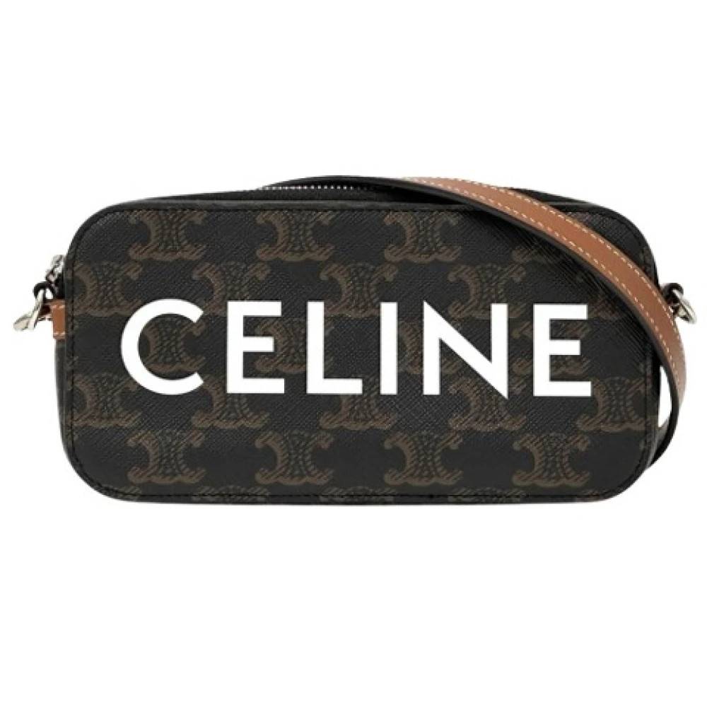 Celine Vintage Pre-owned Vintage Skuldertaske - Vintage - Dame - Brun - ONE SIZE - Uld