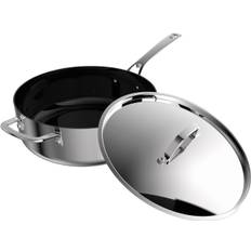 Pillivuyt Gourmet Traktörpanna Keramisk Nonstick Divette 26 cm Rostfritt Stål - Ø:26cm Stekpannor Från Magasin - Silver Metallic (Ø:26cm)