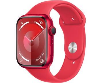 Apple Watch Series9 GPS + Cellular 45mm (PRODUCT)RED Aluminium Case with (PRODUCT)RED Sport Band - M/L - Fyndvara
