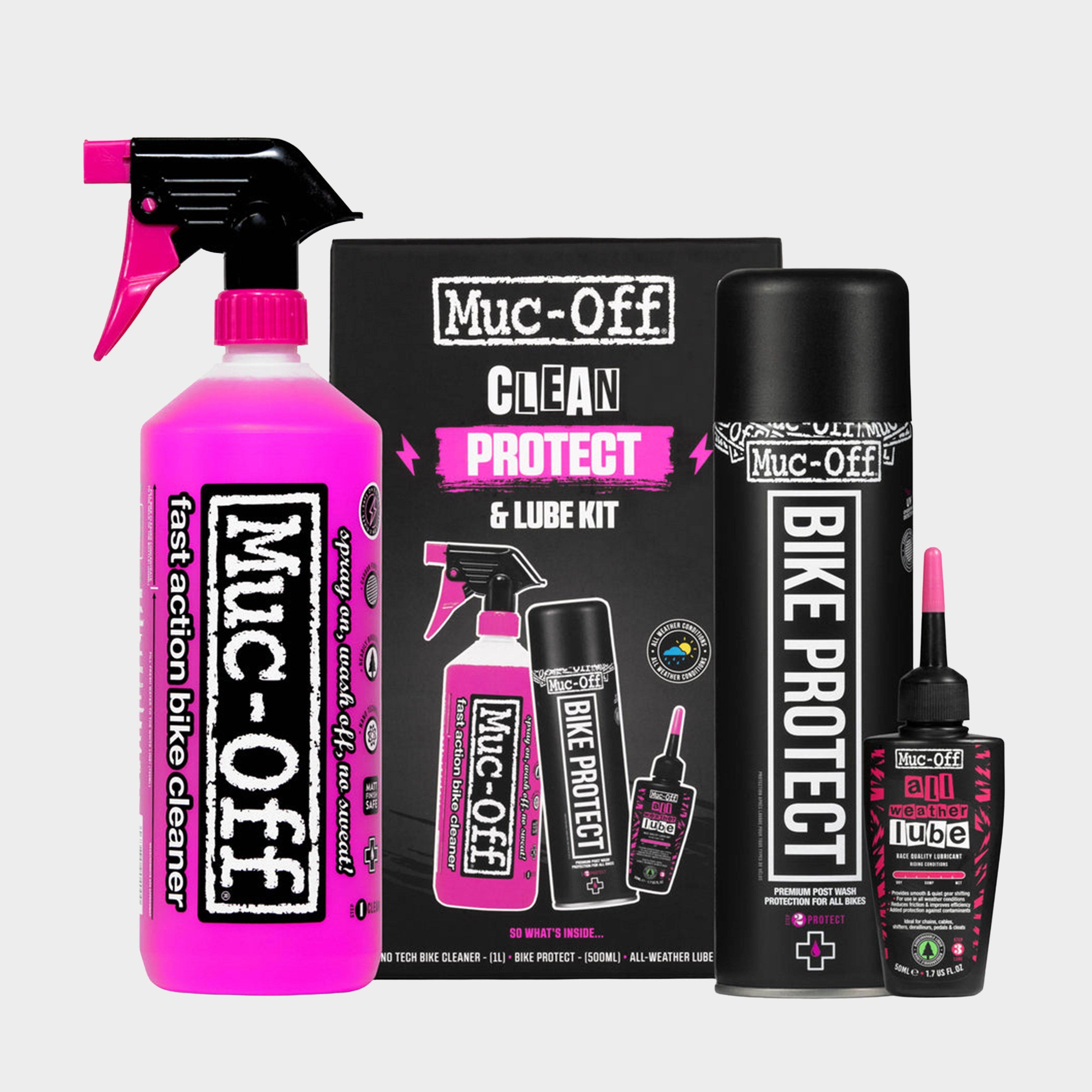 Muc Off Bicycle Clean Protect and All Weather Lube Kit, Purple - OS