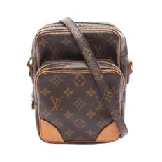 Louis Vuitton Vintage, Pre-owned, unisex, Brun, ONE SIZE, Uld, Pre-owned Canvas skuldertasker